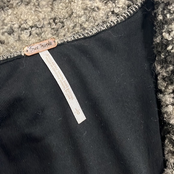 Free people zebra net button up sweater women’s size‎ large - Picture 5 of 11